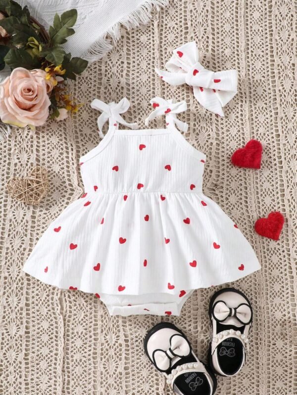 Mono Estampado De Mariposa Para Bebé Con Correa En Forma De Corazón