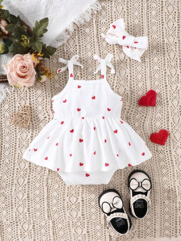 Mono Estampado De Mariposa Para Bebé Con Correa En Forma De Corazón - Imagen 2