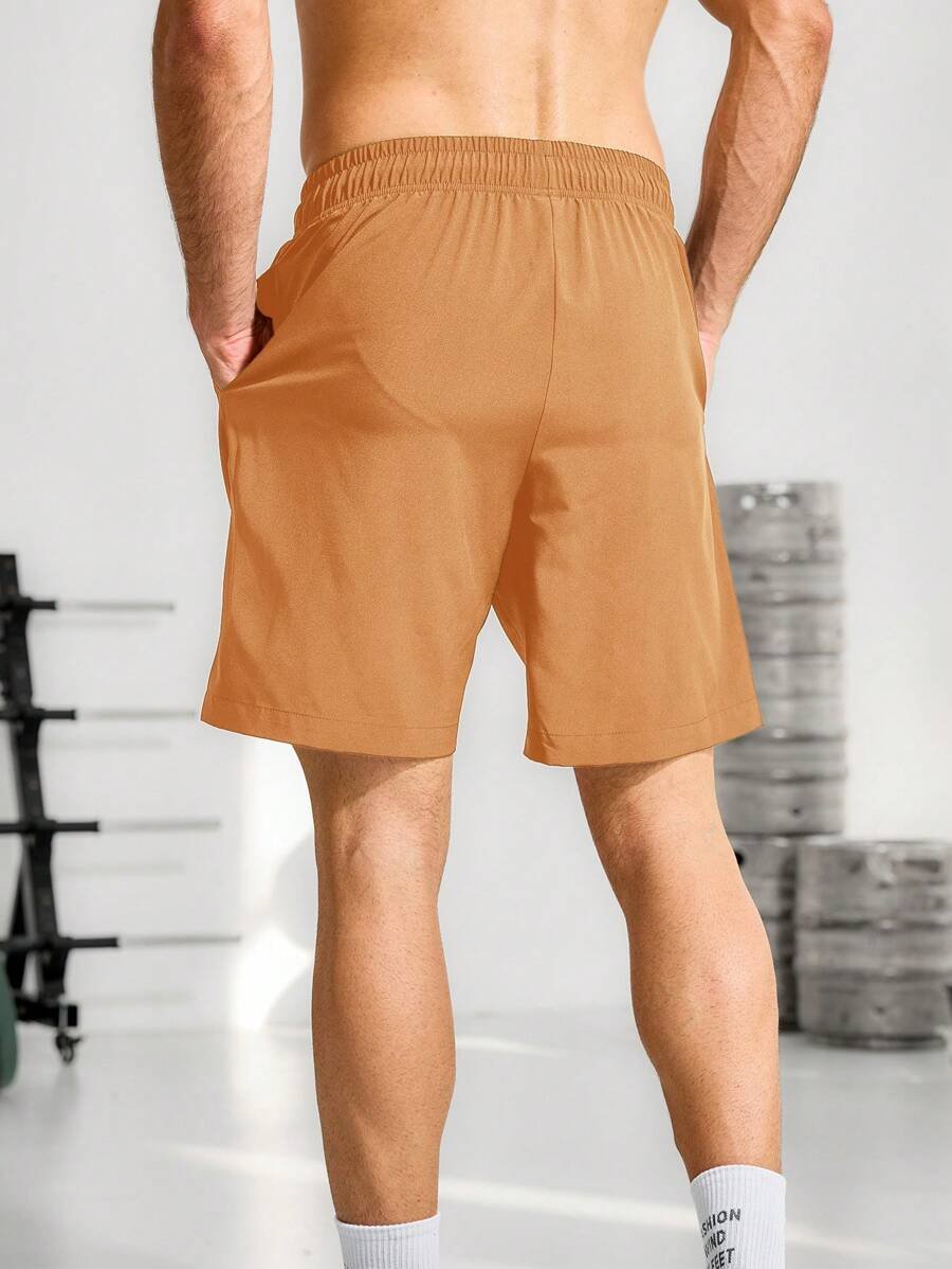 Hombres Cortos deportivos con cintura con cordón con estampado animal - Imagen 2