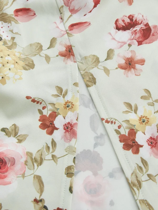 Vestido de tirantes con estampado floral de espalda abierta - Imagen 2
