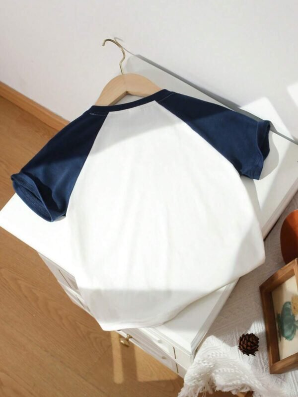 Camiseta De Manga Corta Y Cuello Redondo - Imagen 2