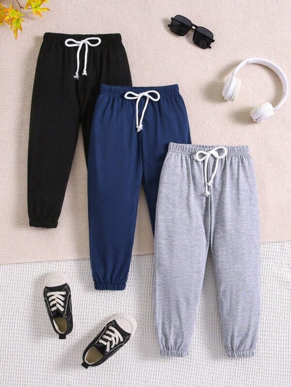 Pantalones casuales tipo jogger para niño