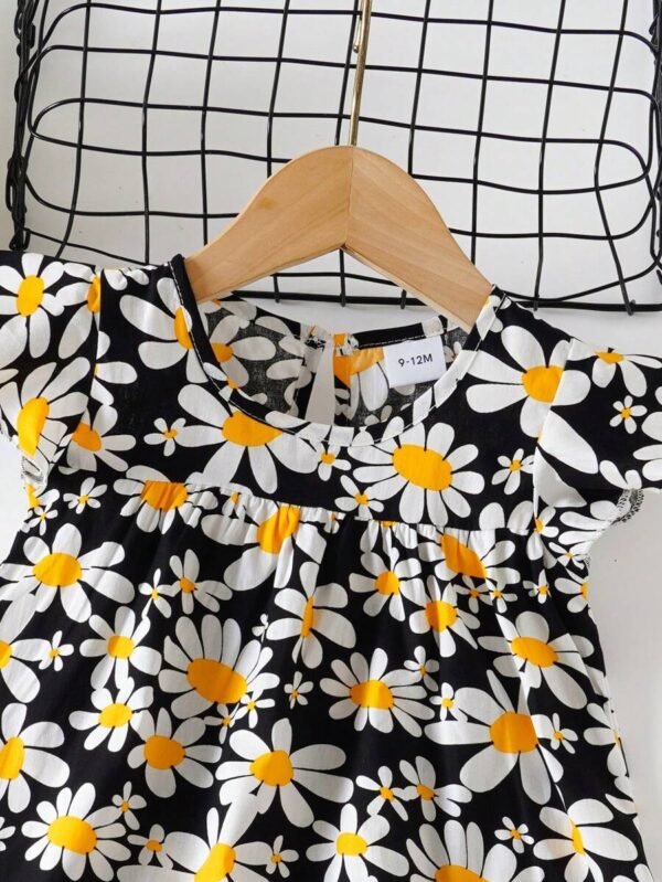 vestido de princesa con mangas voladoras de moda y lindo - Imagen 3