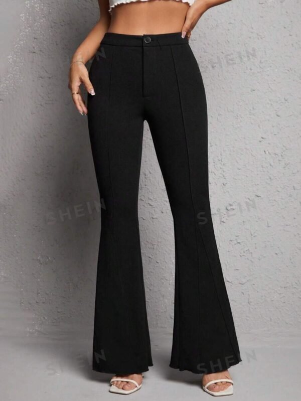 Pantalones Con Pierna De Campana Y Cintura Alta - Imagen 3