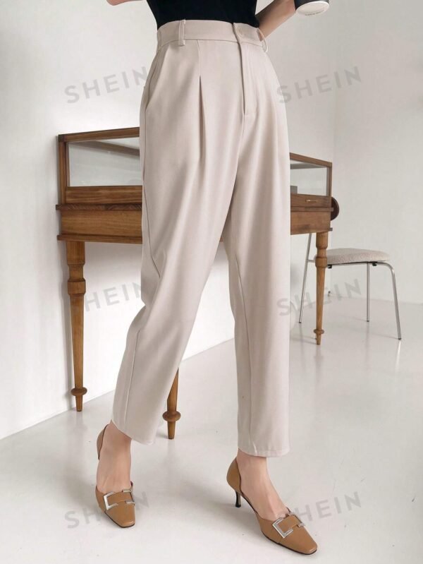 Pantalones casuales y de negocios para mujer con pierna entallada