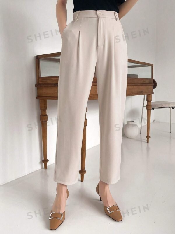 Pantalones casuales y de negocios para mujer con pierna entallada - Imagen 3