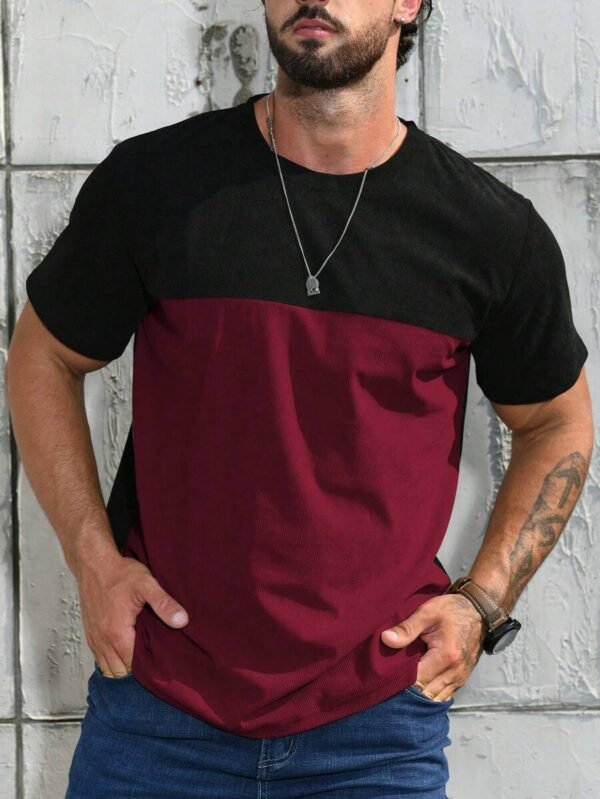 Camiseta de dos tonos