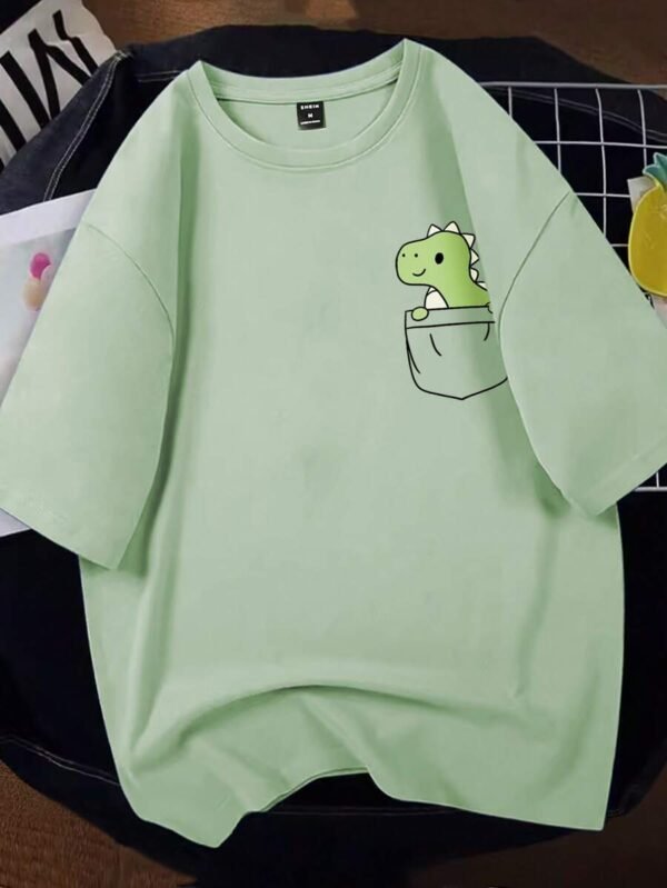 Camiseta con estampado de dibujos animados
