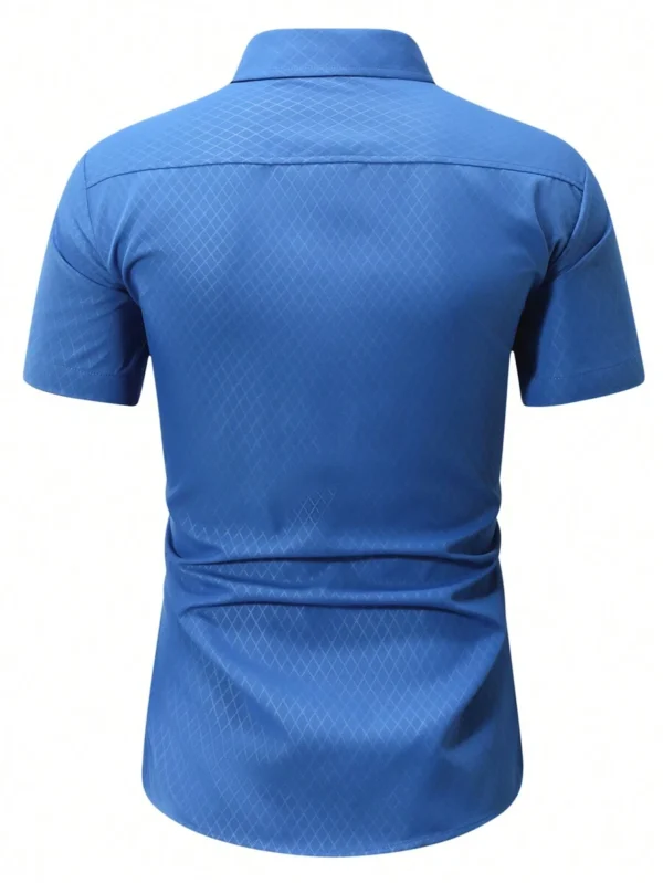 Camisa De Manga Corta A Cuadros - Imagen 2
