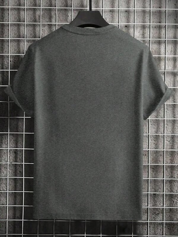 Camiseta De Hombre Con Impresión De Letras - Imagen 2