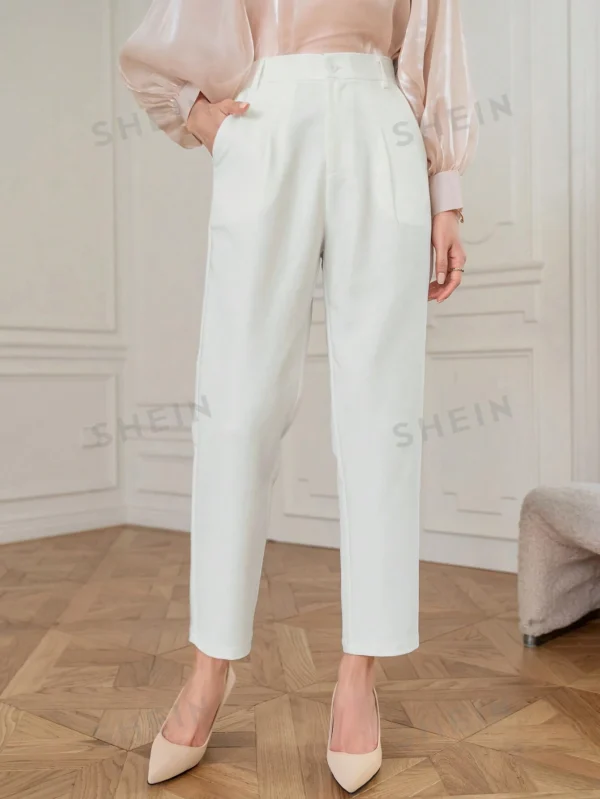 Pantalones casuales y de negocios para mujer con pierna entallada - Imagen 3