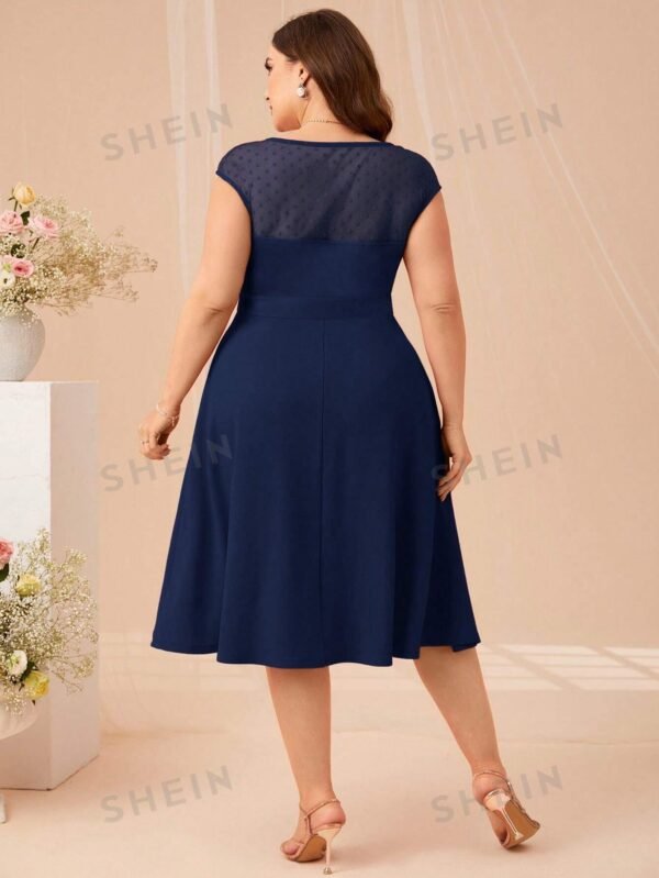 Vestido escote corazón pecho con fruncido - Imagen 3