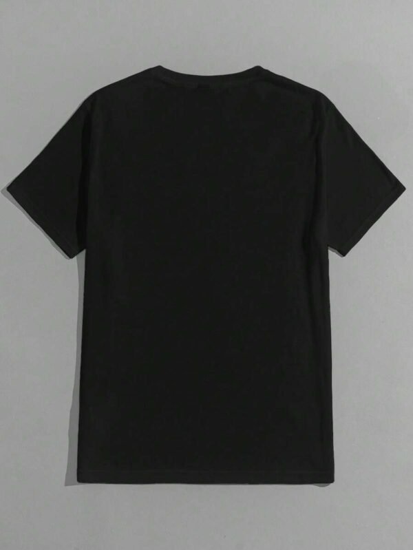 Camiseta Tejida De Dos Tonos Para Hombre Con Estampado De Gaviota - Imagen 2