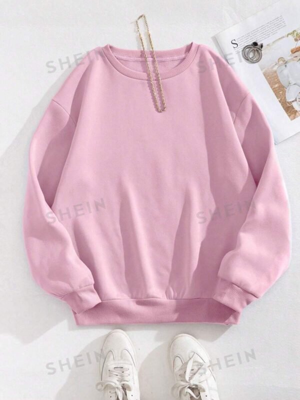 Sudadera Con Cuello Redondo Y Forro Térmico