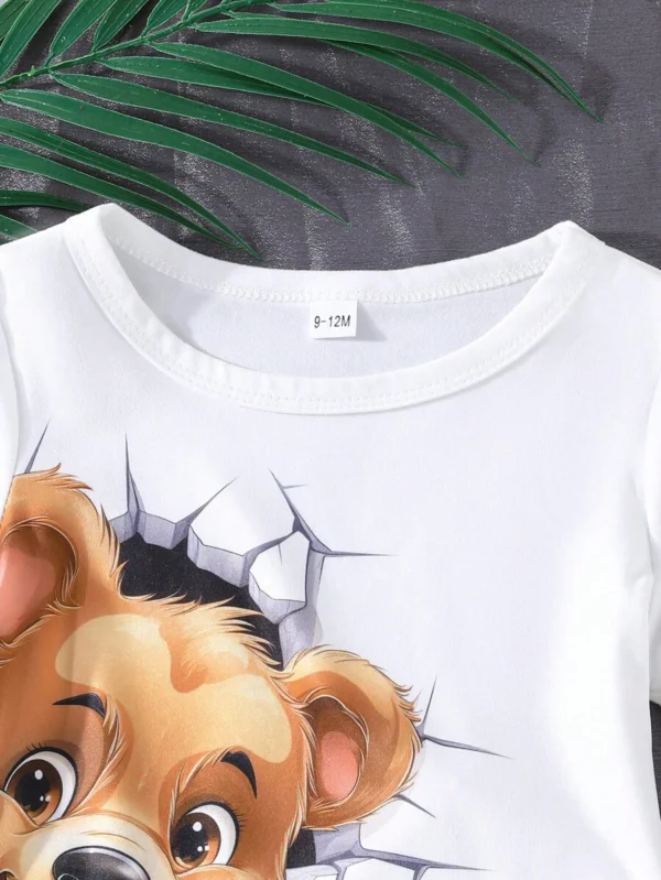 Conjunto de ropa casual de 2 piezas para bebé niño en verano - Imagen 3