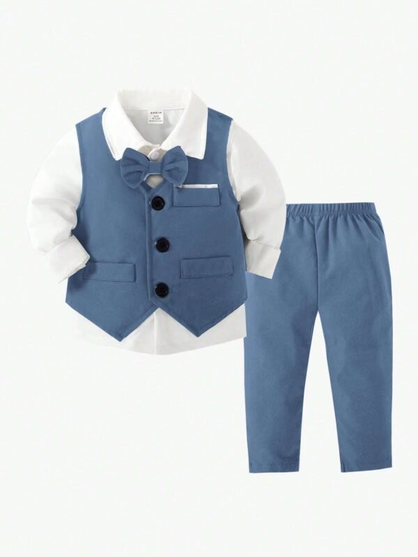 Conjunto de 2 piezas de vestimenta elegante para bebé niño
