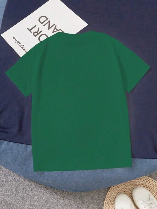 Camiseta de manga corta con cuello redondo y estampado - Imagen 2