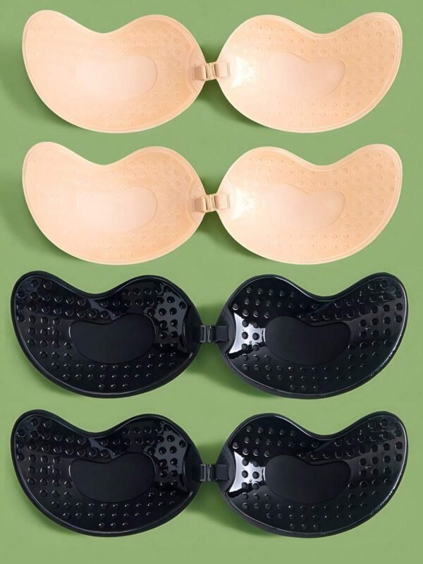 2 pares de sostenes adhesivos invisibles tipo push-up para mujer
