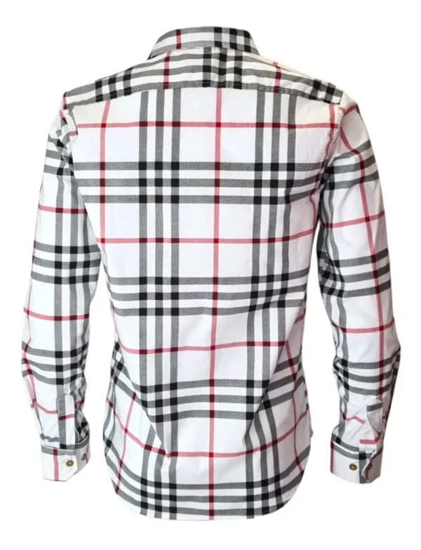 Camisa Cuadro Casual Slim Fit, Caballero Manga Larga - Imagen 2