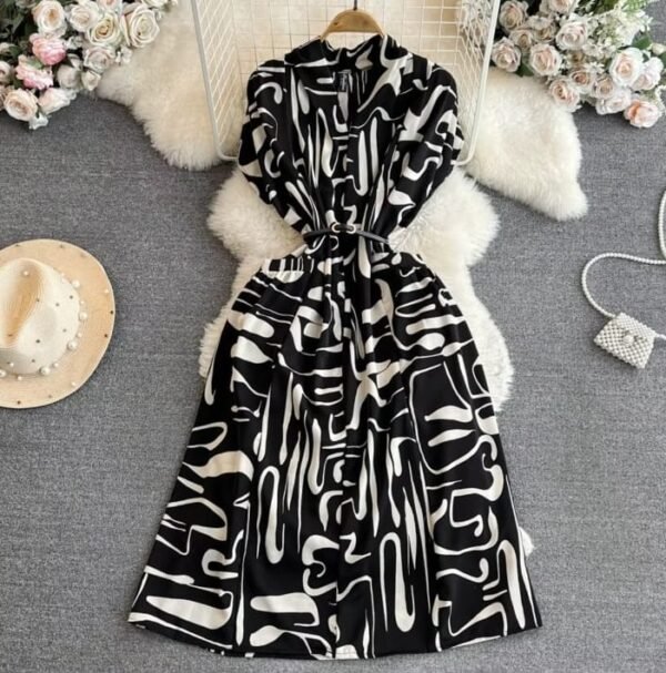 Vestido con estampado bohemio