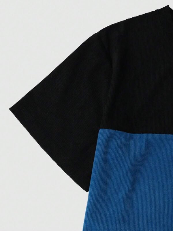Camiseta de dos tonos azul - Imagen 3