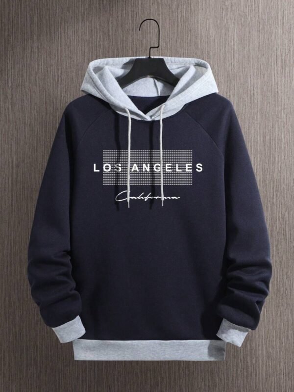 Sudadera Con Capucha Con Cordón Y Estampado De Letras