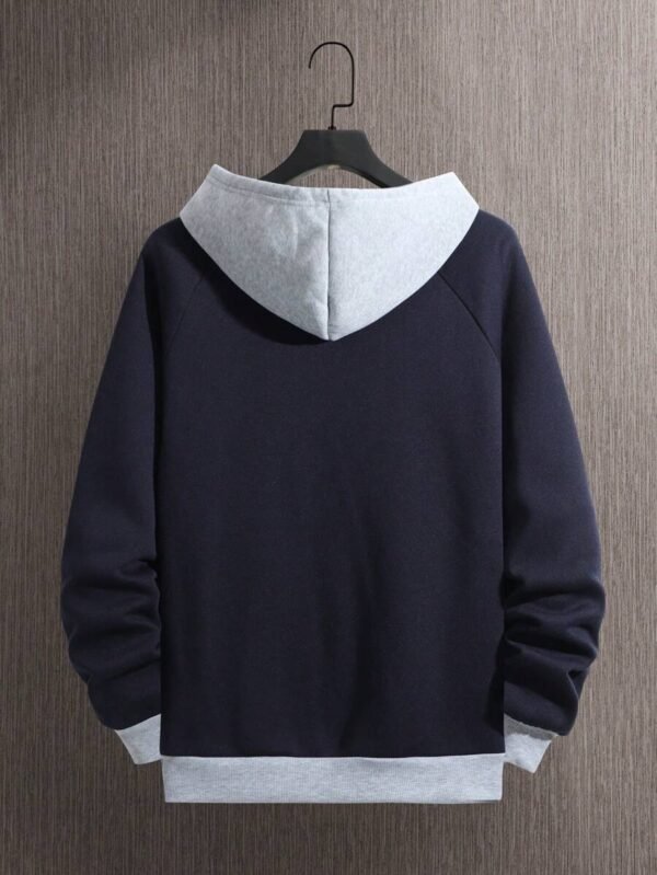Sudadera Con Capucha Con Cordón Y Estampado De Letras - Imagen 2