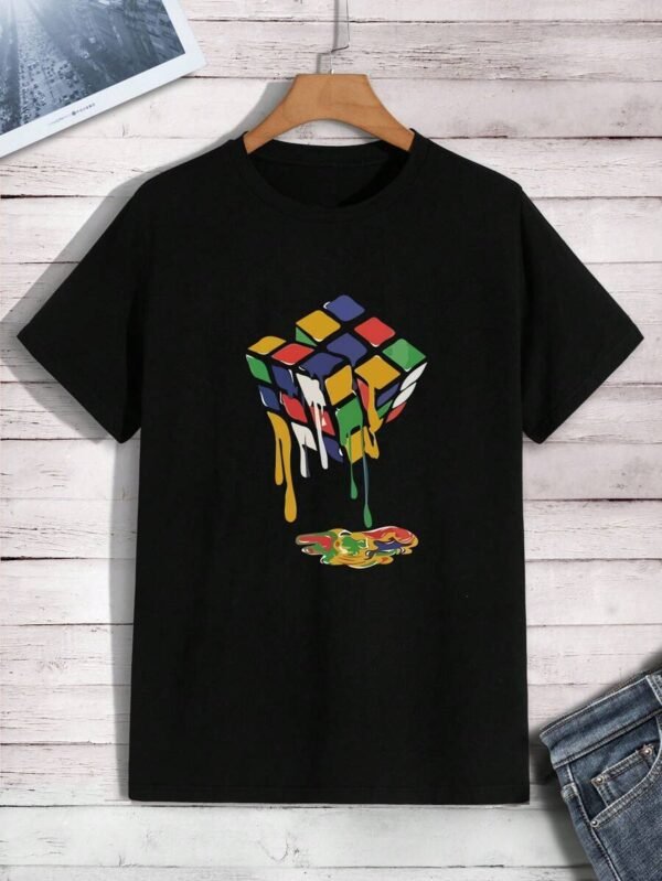 Camiseta De Manga Corta Con Estampado