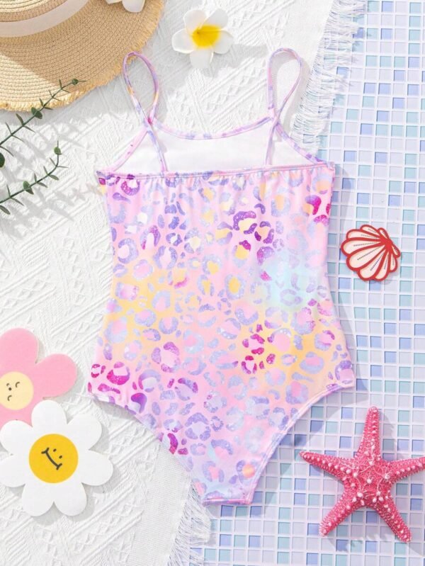 Traje De Baño De Una Pieza Casual De Croché - Imagen 2