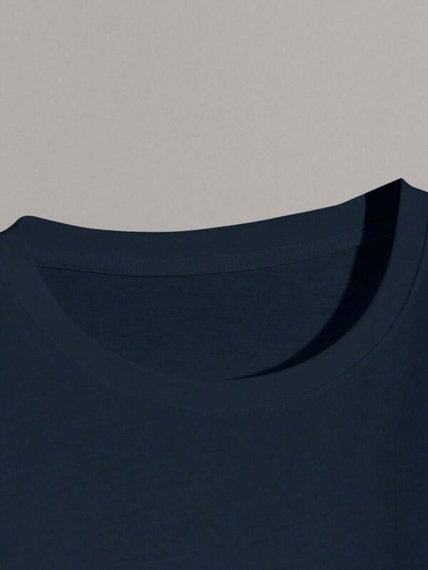 Camiseta casual de cuello redondo para hombres - Imagen 2