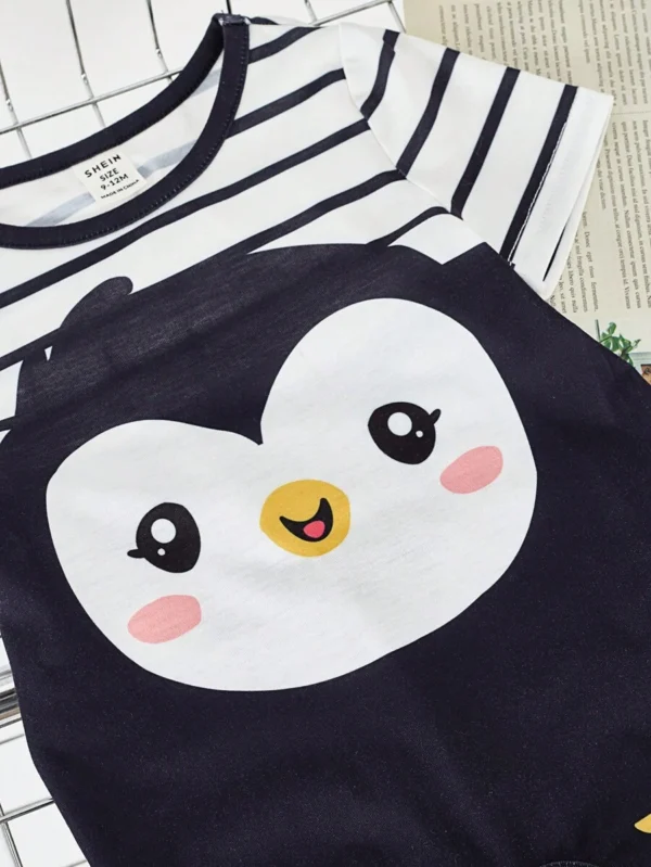 Body de manga corta con cuello redondo para bebé niño - Imagen 2
