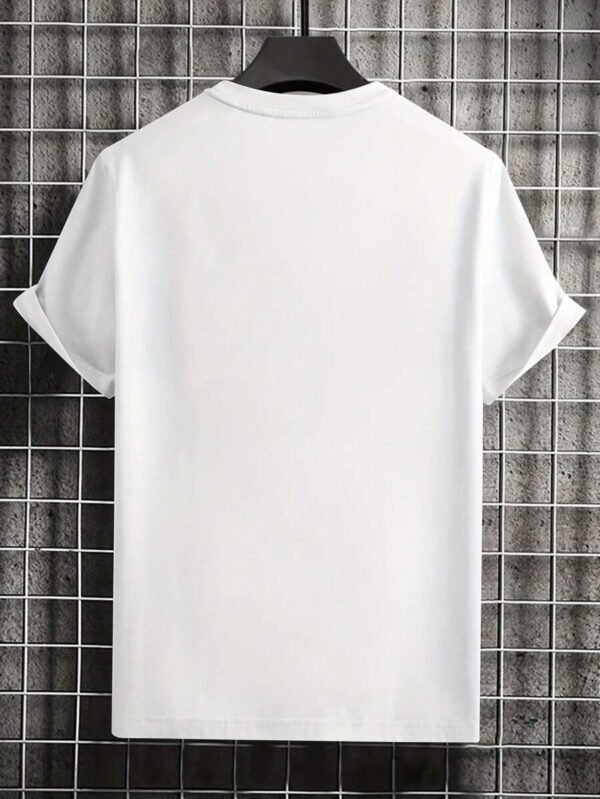 Camiseta casual de manga corta para hombre con cuello redondo - Imagen 3