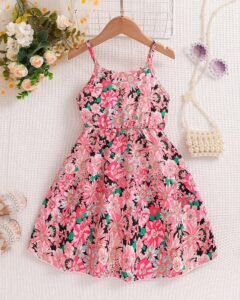 Vestido camisero con estampado floral