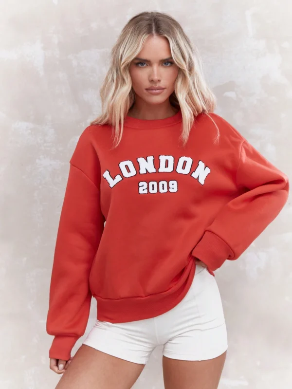 Sudadera con estampado gráfico de Londres
