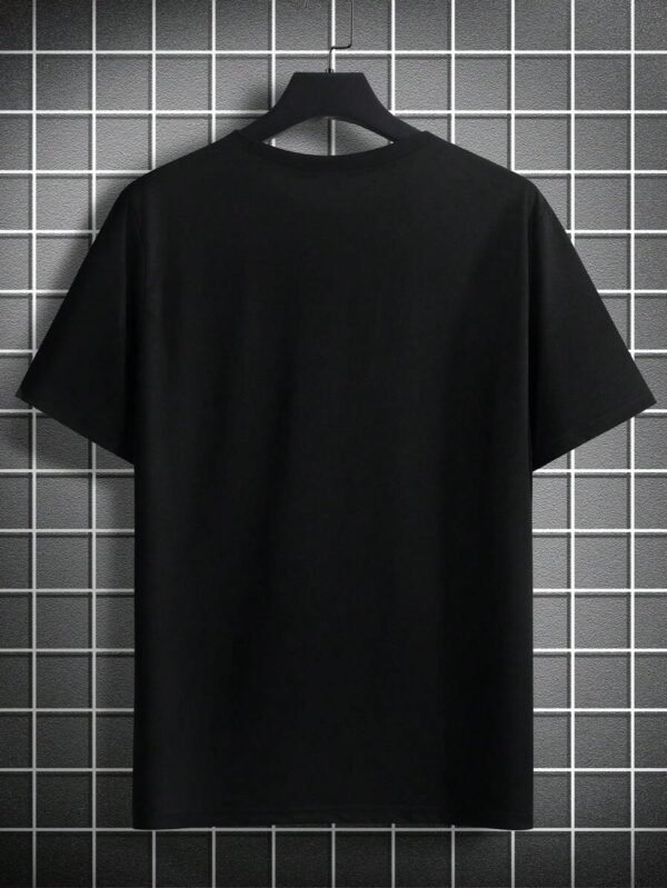 Camiseta informal de verano para hombre de manga corta con estampado de letras - Imagen 2