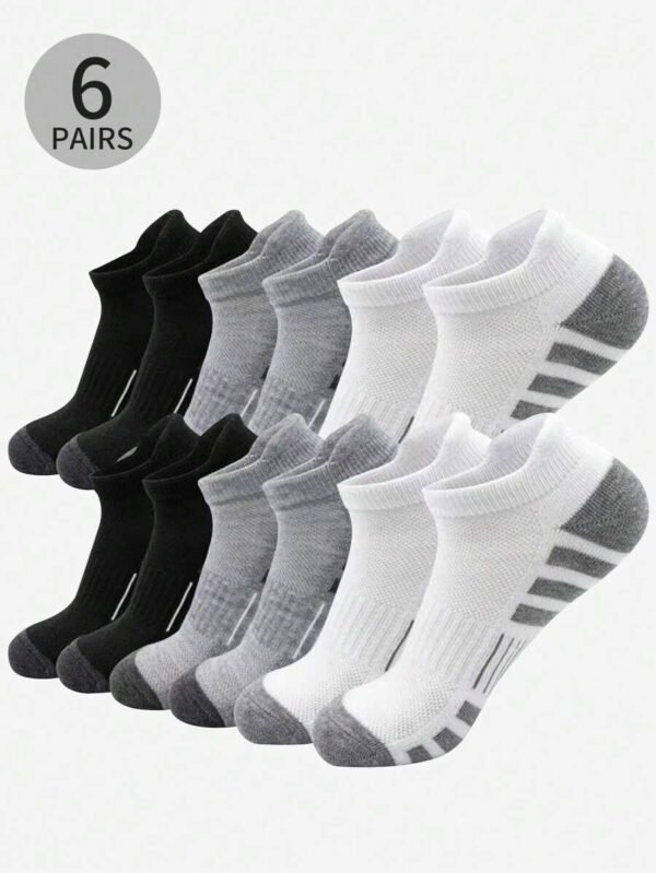 6 pares de calcetines para hombres, calcetines deportivo