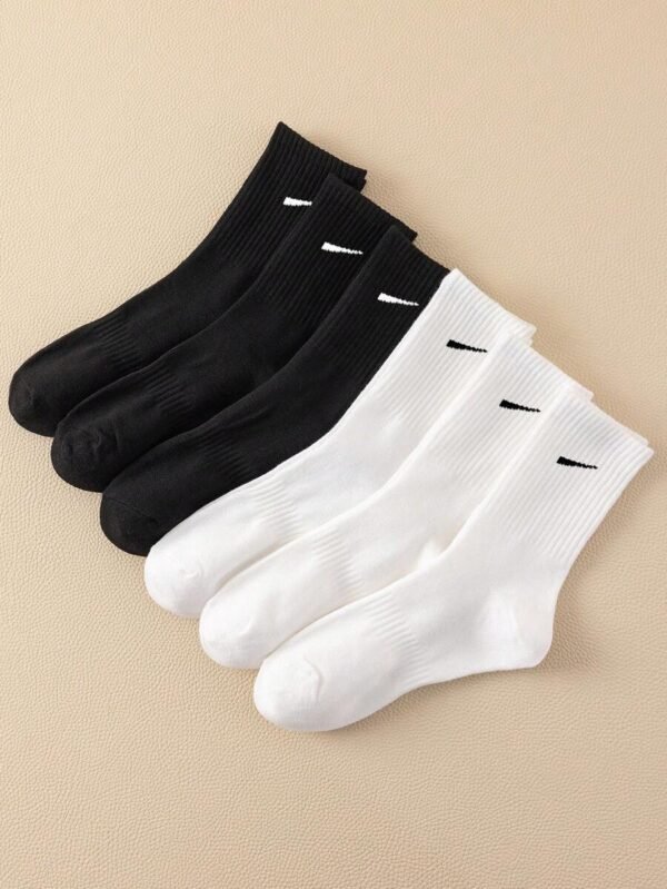 5 pares de calcetines largos casuales unisex cómodos
