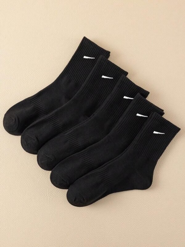 5 pares de calcetines largos casuales unisex cómodos - Imagen 2