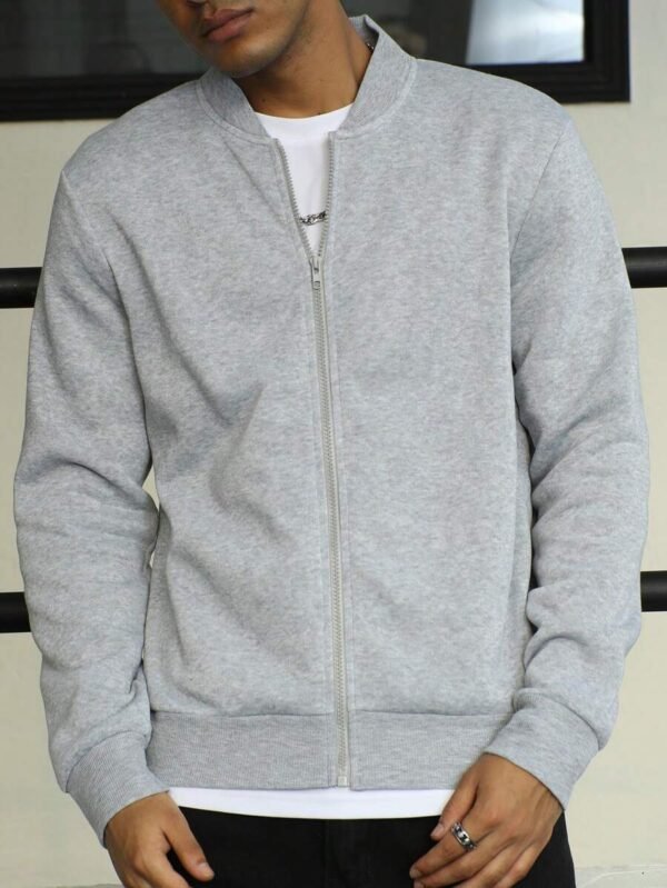 Sudadera con cremallera sin camiseta