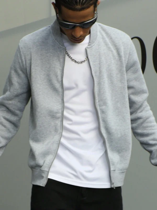 Sudadera con cremallera sin camiseta - Imagen 3