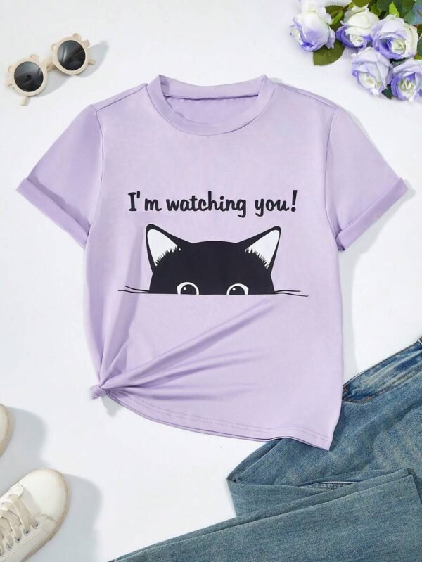 Camiseta de manga corta y veraniega
