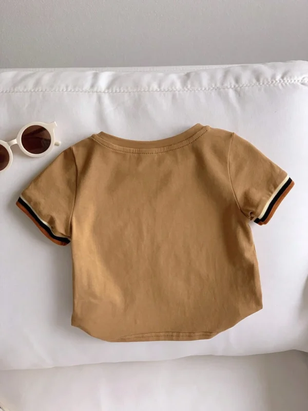Camisetas casuales de manga corta con cuello redondo - Imagen 2