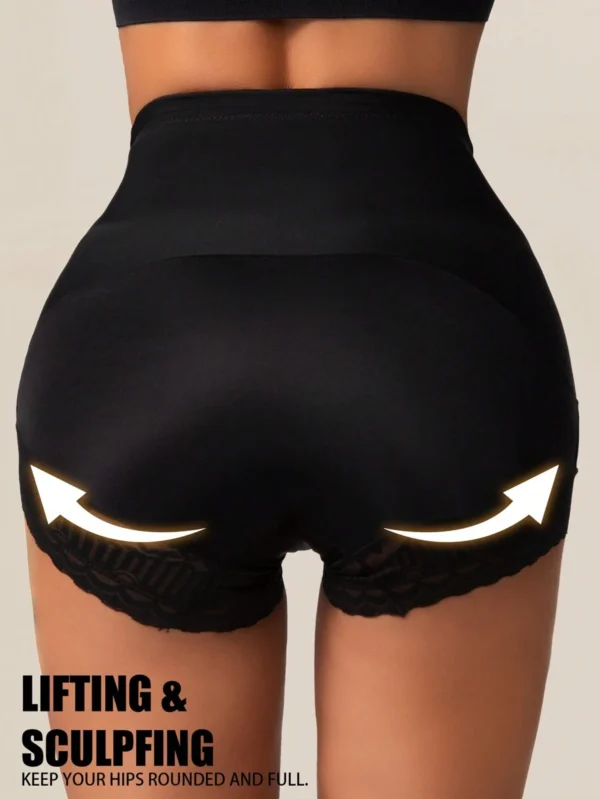 Pantis de cintura alta sin costuras con control de abdomen - Imagen 2