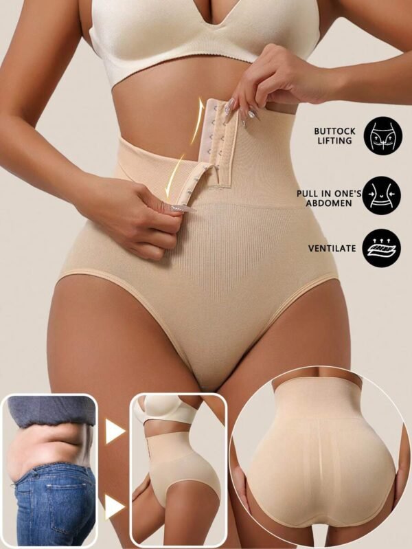 Pantalones cortos moldeadores de cintura alta, prenda reductora corporal - Imagen 3