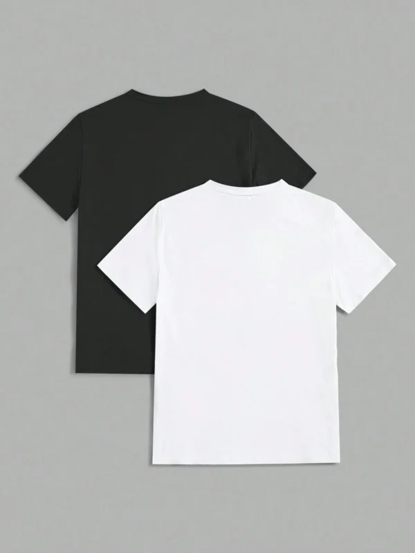 Camiseta de manga corta con bordado de pájaros - Imagen 2
