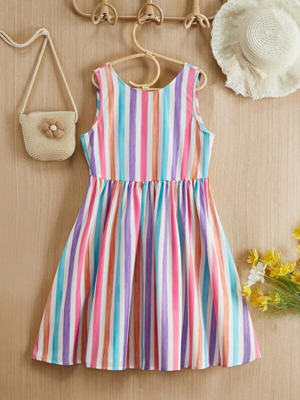 Vestido sin mangas de verano de primavera casual - Imagen 2