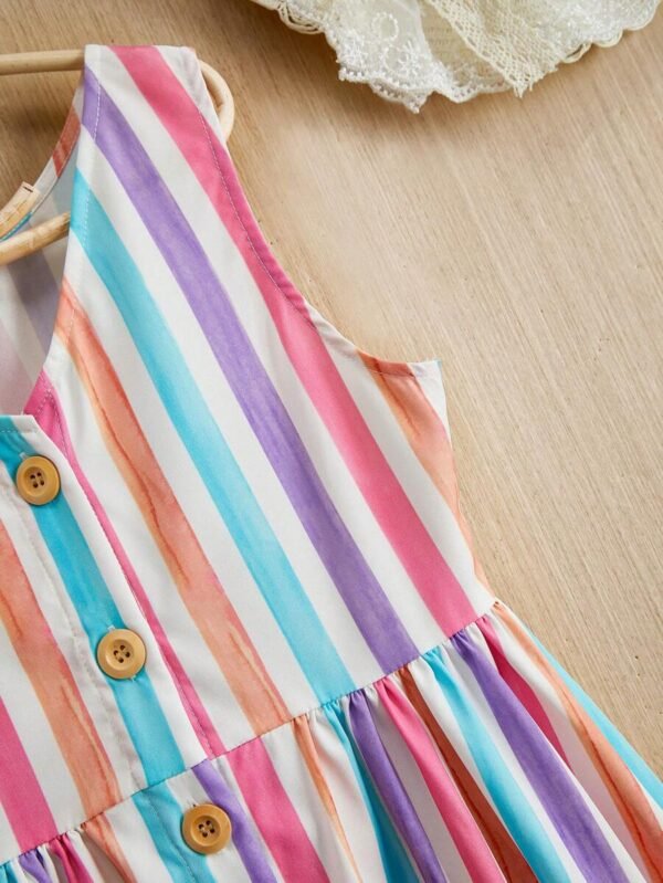 Vestido sin mangas de verano de primavera casual - Imagen 3