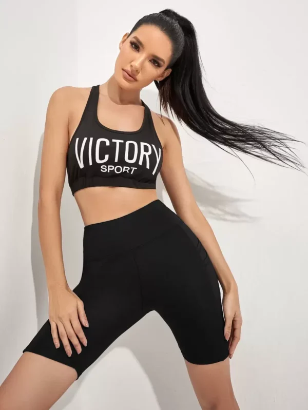 Shorts elásticos sólidos con bolsillo para teléfono para ciclista - Imagen 3