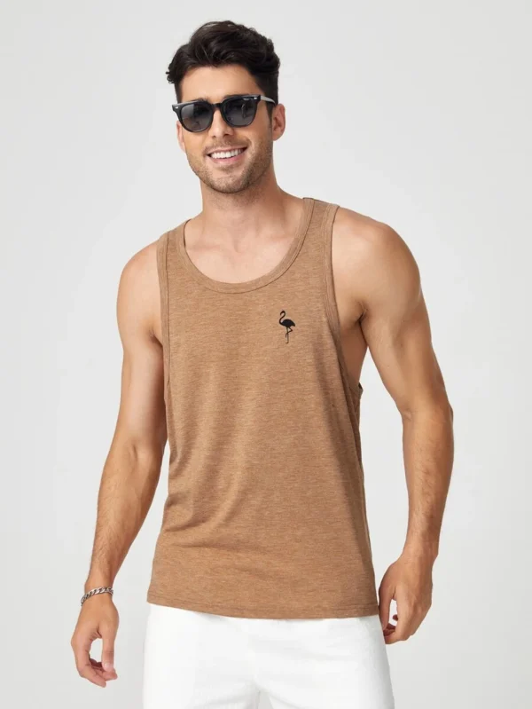 Top tank con estampado de flamenco - Imagen 3