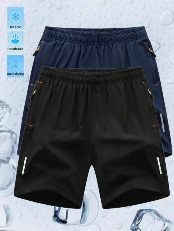 bermudas de playa con cintura elástica - Imagen 2